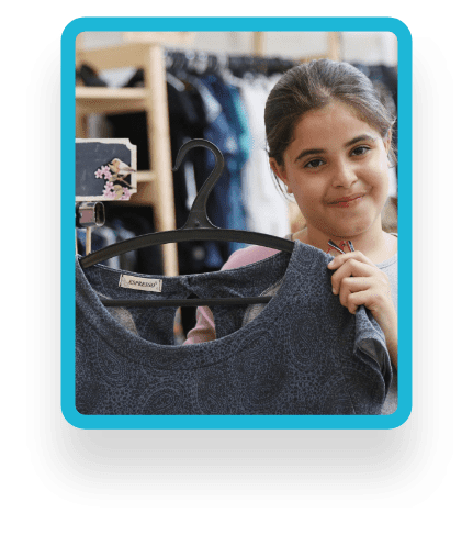 10 year old Rina will finally get the Shabbos dress of her dreams, so she can twirl like the best of them.